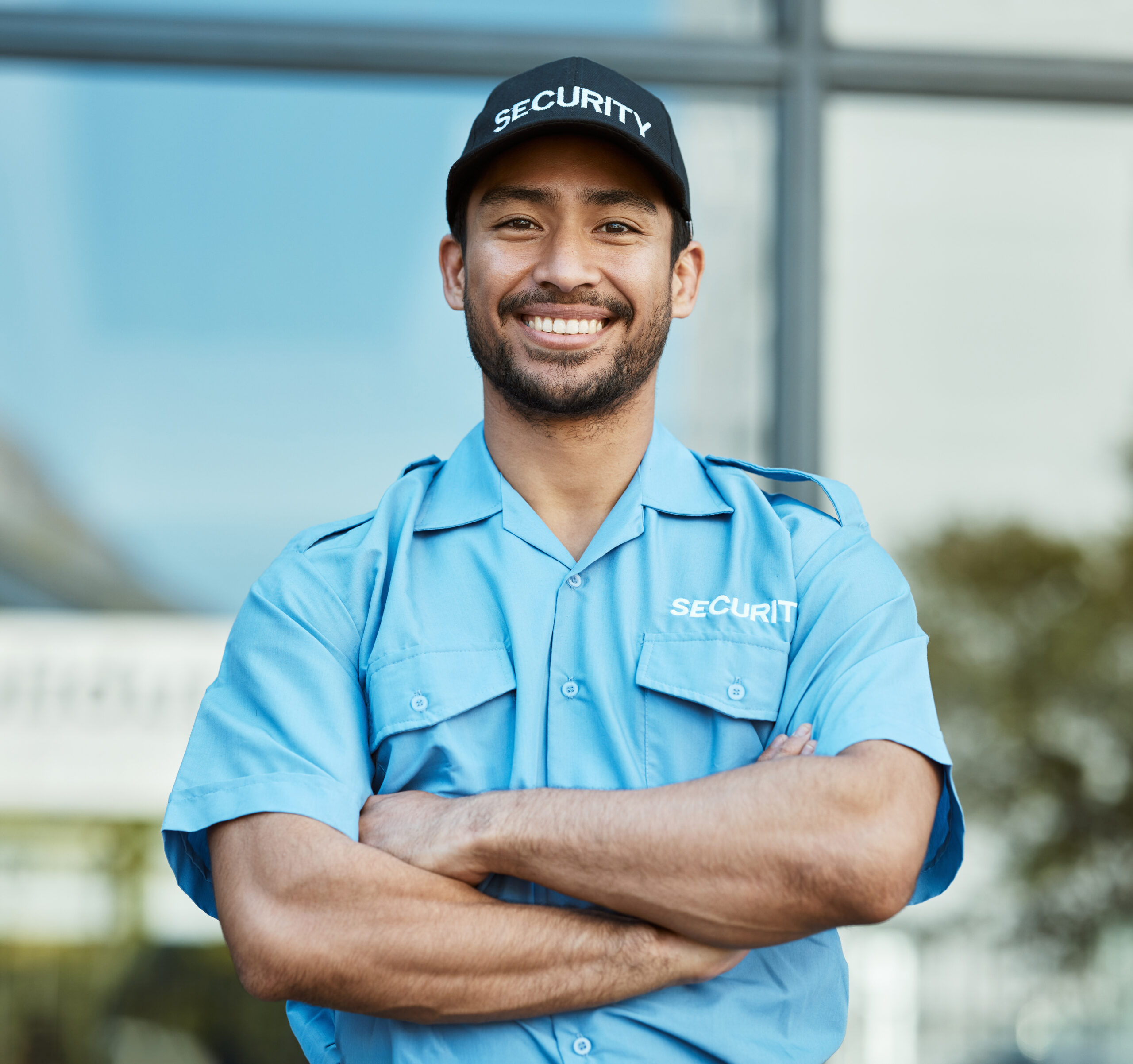 Asian Man Portrait And Security Guard With Arms C 2023 11 27 05 02 49 Utc